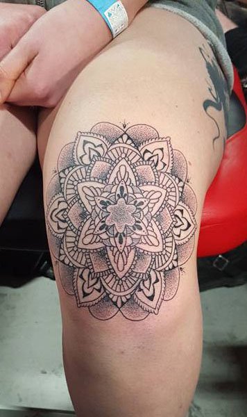 Rampant Ink on Twitter Knee mandala by Danica tattoonottingham tattoo  httpstcosCZud2V9hQ  Twitter