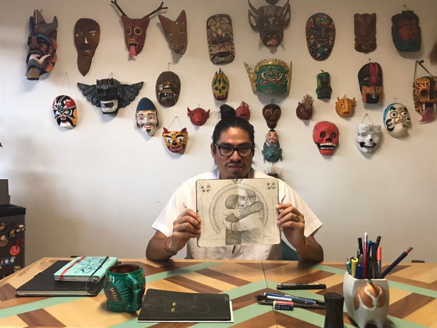 montalvo_kd's tweet photo. Ahora llegó el turno de nuestro admirado y querido Edgar Saner! Intervino la #EpicMoleskine 

Muchas gracias @saner_dsr https://t.co/0NvupLn1w3