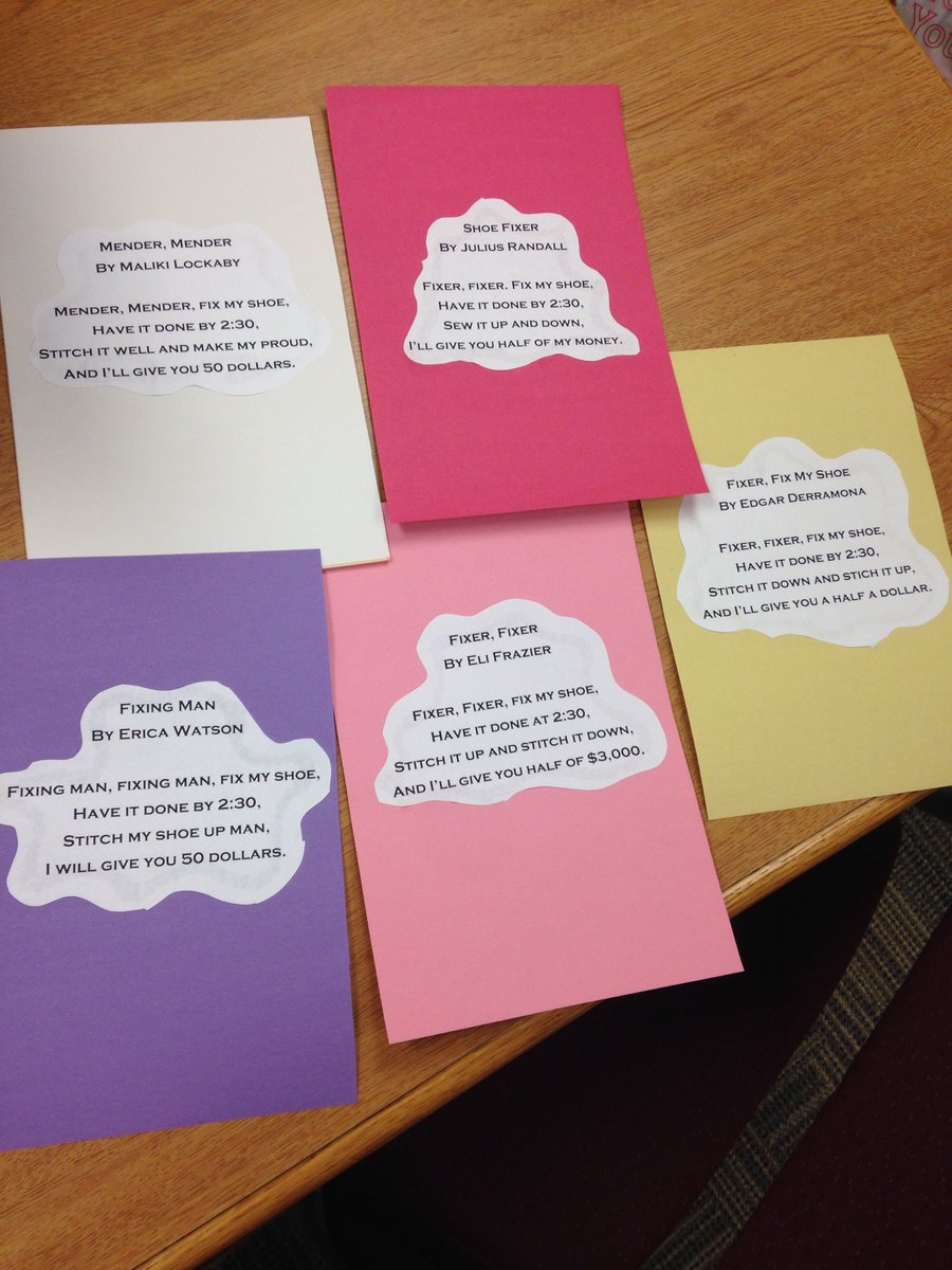 TDA_SC's tweet photo. Thrilled to see the great ways in which E.B. Ellington's 2nd grade Ts &amp; Ss are developing talent via exploration of figurative language w/"Beyond Words:" It Looks Like Spilt Milk &amp; language shifts w/Cobbler Cobbler! #TalentDevelopmentCCSD #CCSDconnects https://t.co/LZErtUMcqK