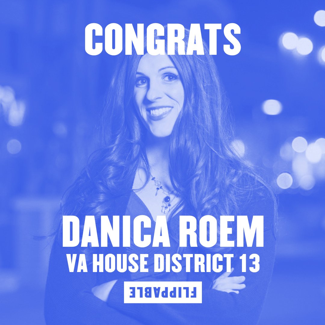 Danica did it! Congratulations to the new Delegate-elect from Virginia's 13th district, <a href="/pwcdanica/">Sen. Danica Roem</a>!