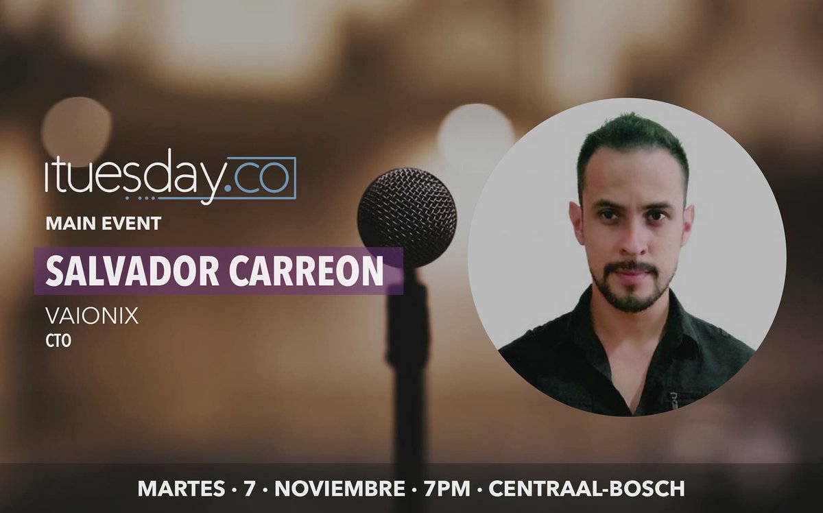 iTuesdayCo's tweet photo. A punto de comenzar #iTuesday de hoy hablando de #blockchain ¡Ven a @CentraalAcadem en Plaza Sania!
#engdl https://t.co/CvVQEYSgOw