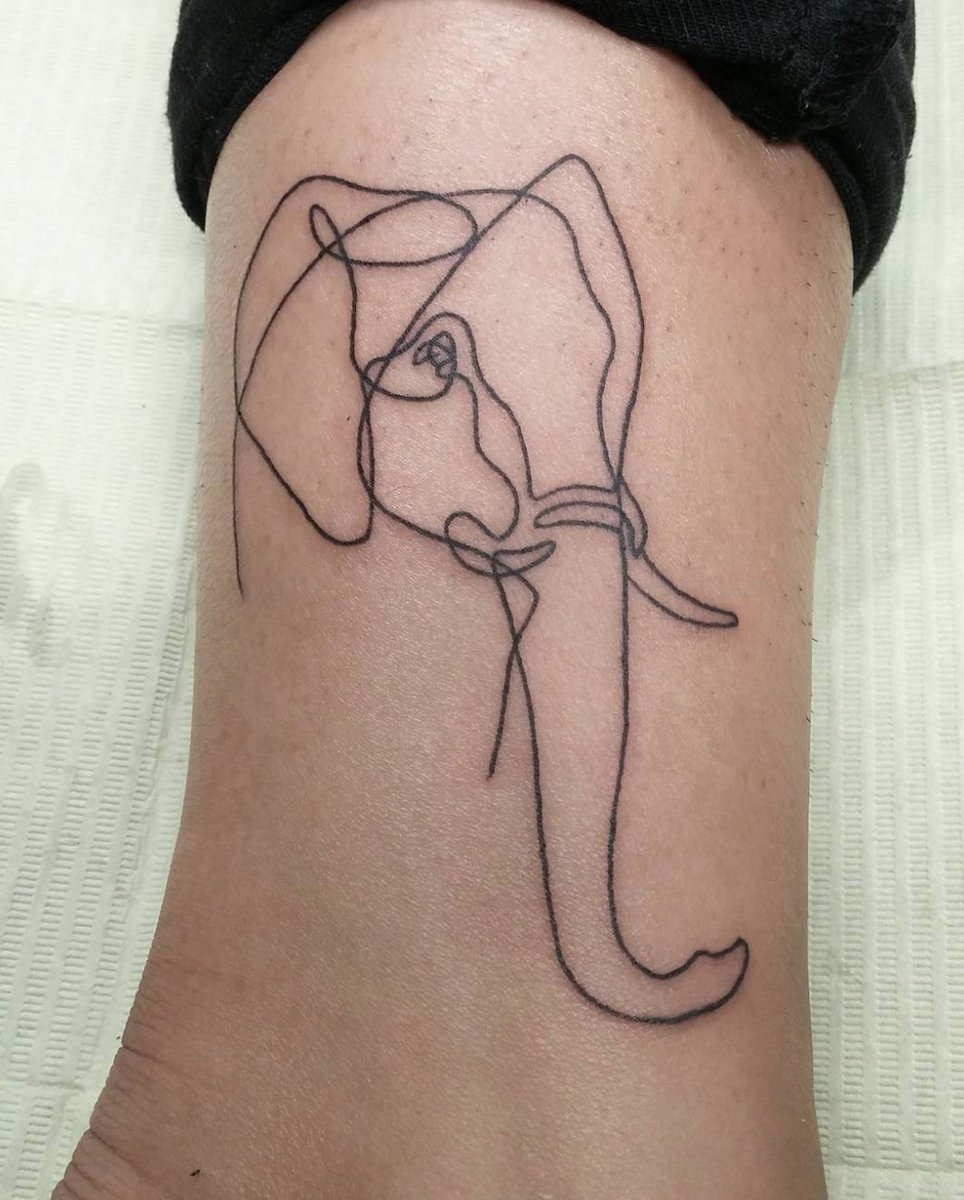 How tight is this abstract line work by Trevor?