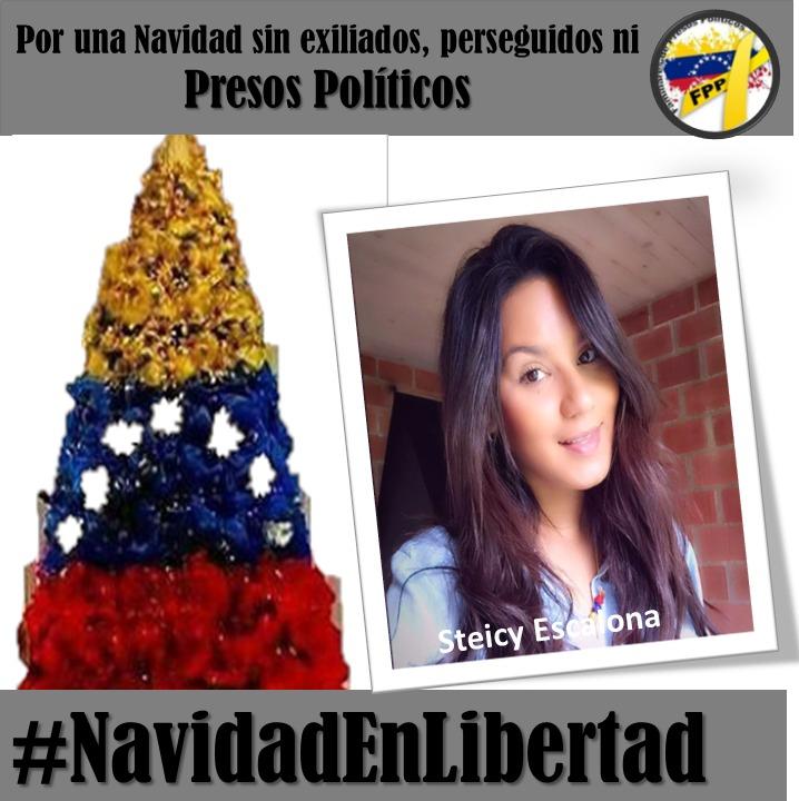 mafer_Ash's tweet photo. Hoy tienes 300 días injustamente detenida , mi gran deseo en Navidad es verte en LIBERTAD @steyciescalona #NavidadEnLibertad https://t.co/6MAHgN2AQD