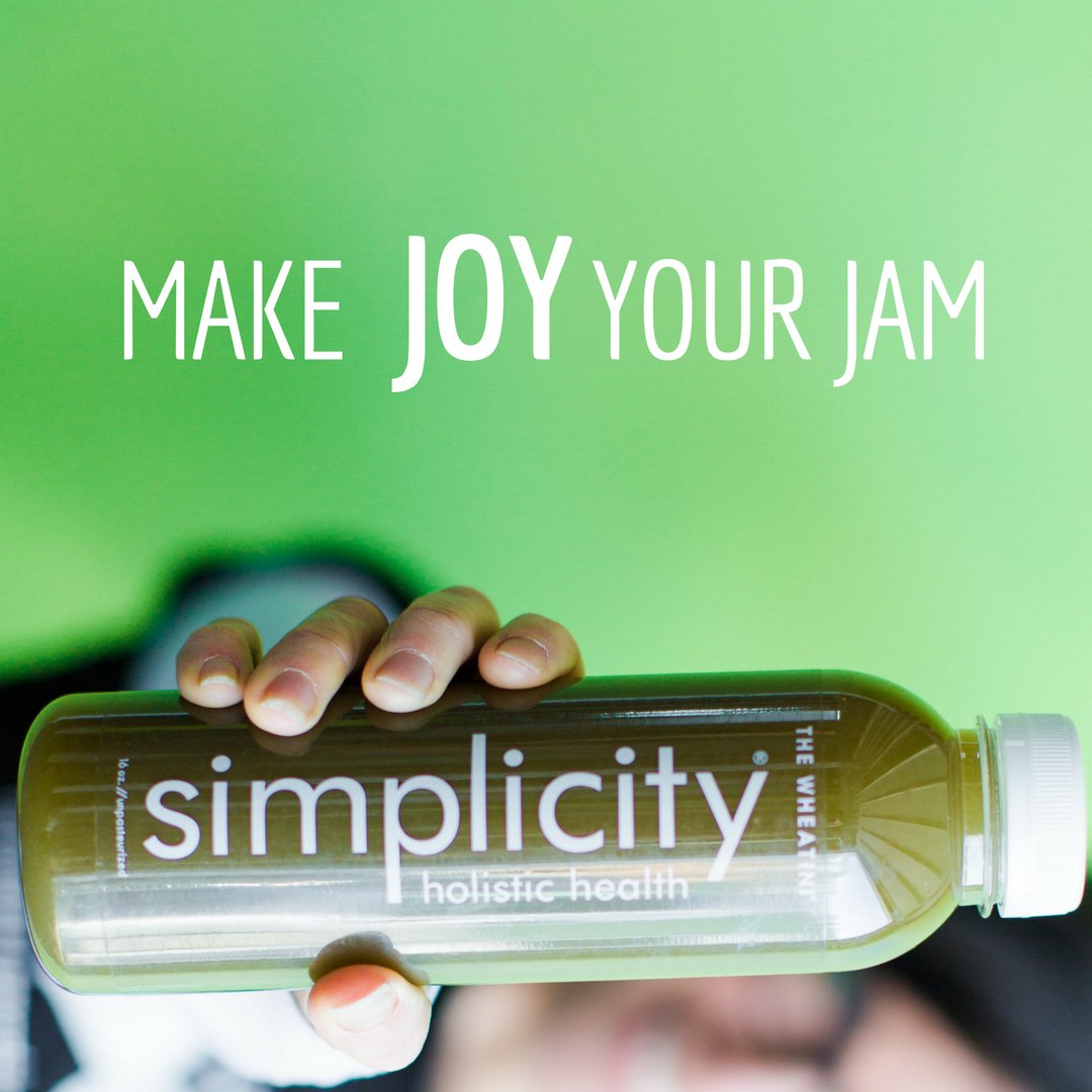 MAKE  J O Y  YOUR JAM  
everyday with SIMPLICITY Cold Pressed Juices- 
Stone Cold Delicious 
3Day SIMPLICITY Cleanse 
simplicityhh.com  CODE:SHH20 $20off 
Cheers to YOU!
@simplicityhh.com