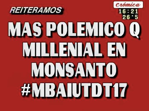 AndresDiazLuque's tweet photo. @ahatum #MBAIUTDT17  Viernes 18 horas #DGeneraciones Mas polemico que Millenial sin twitter; Miguel Zappi @cecisamp @MaxBrainArg @jpmansilla22 @NuriaLeguizamon @Marian_Pampa https://t.co/ADJGgYmqaU