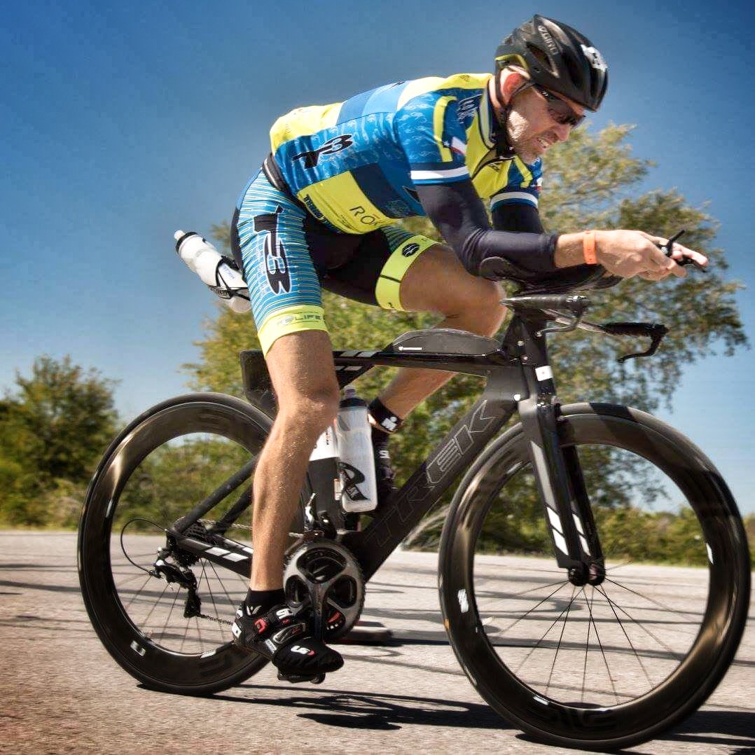 AustinT3's tweet image. Austin T3 Athlete Matt Watson Crushing it at Austin 70.3