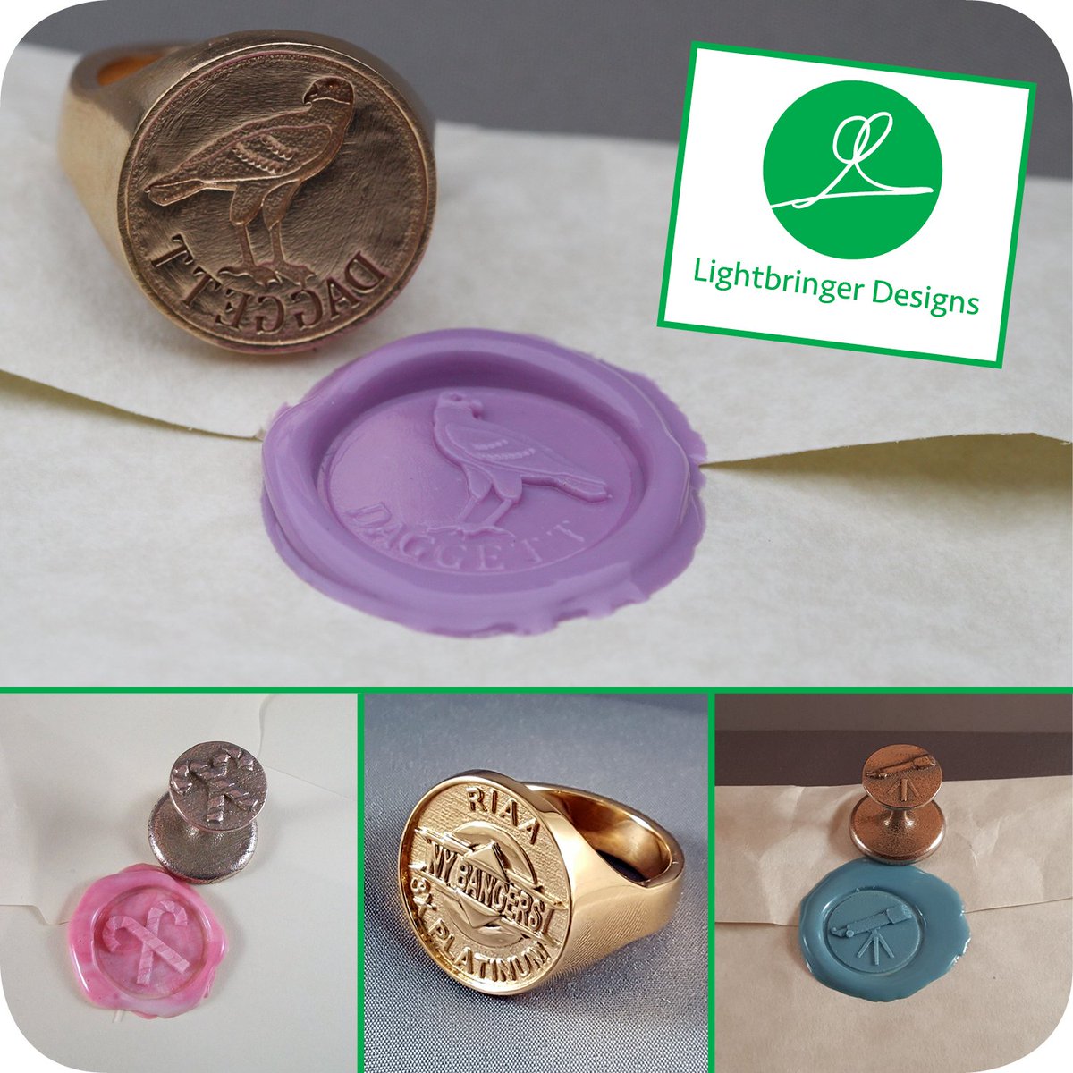 Lightbringer Designs! Visit the digho facebook or instagram for more info! #waxseals