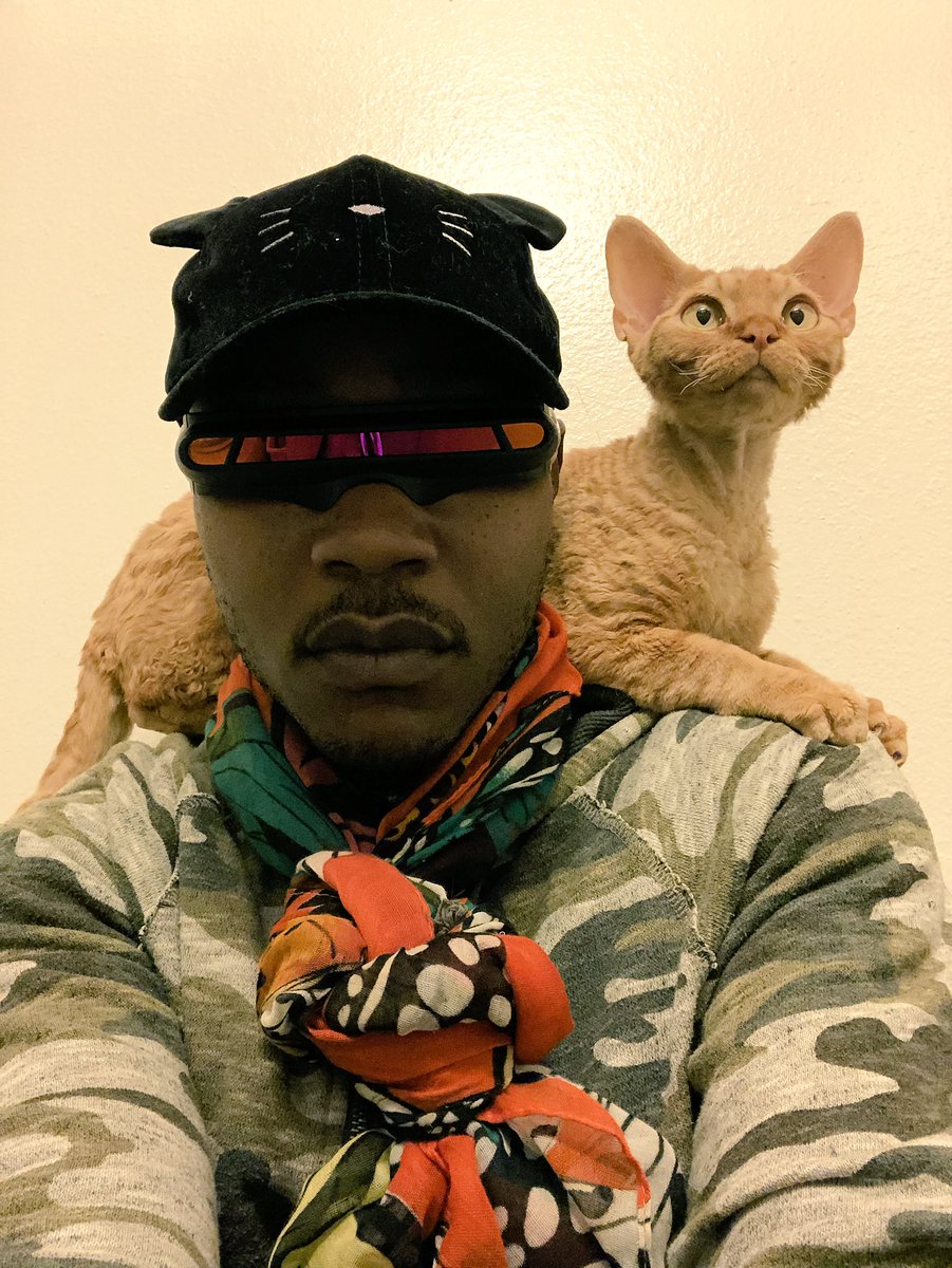 iammoshow's tweet photo. My Cat Dj Ravioli and I just wanted to bless your timeline because you all have been so nice to our family. Retweet this if we ever gave you some joy https://t.co/oJMJpa2iFF