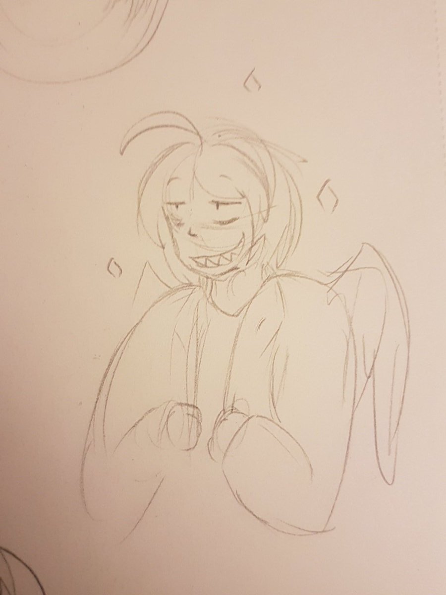 Inubashiji's tweet image. Done not perfect.
Meet Emil; 50% Unicorn 50% Gryphon 100% Cunt