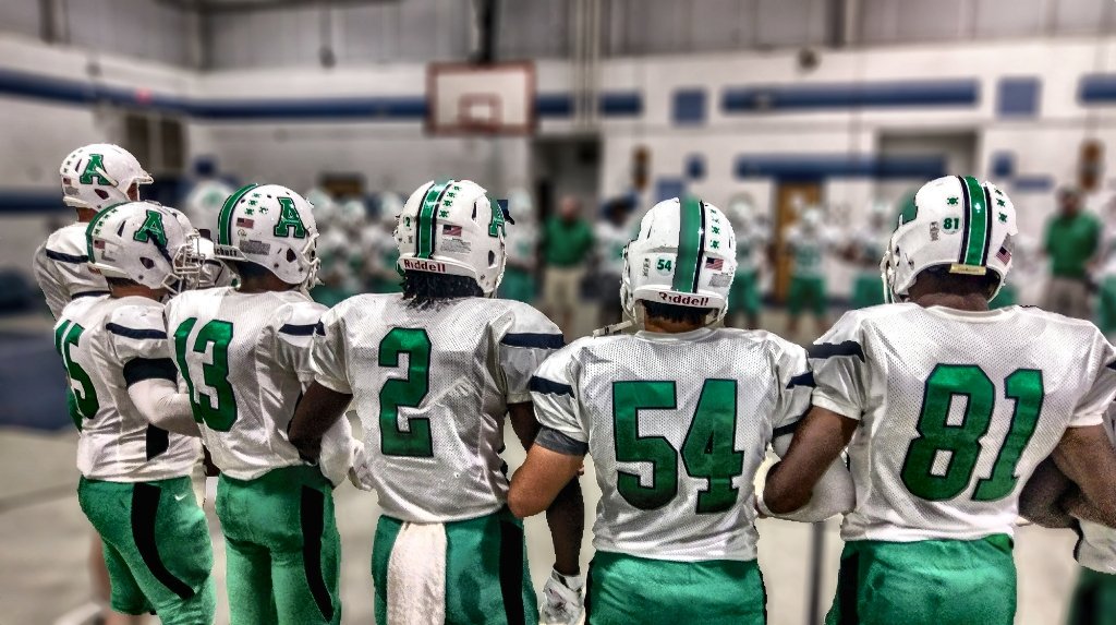 "To the world we are teammates. To each other, we are family." #AshbrookPride #RollGreenwave #Playoffs17