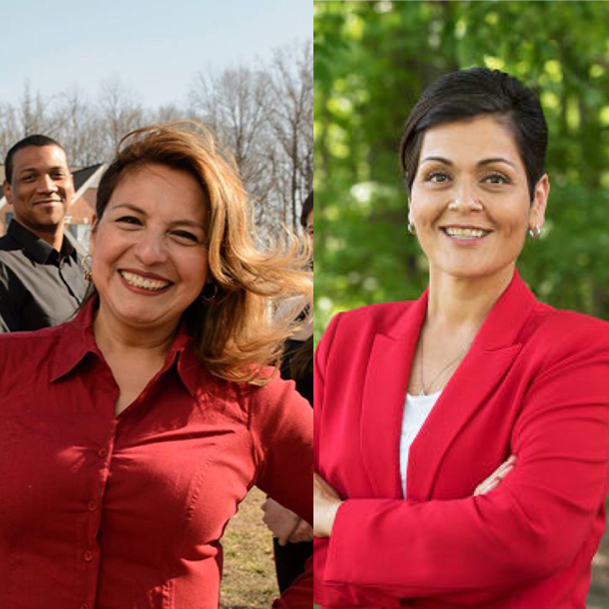 JohnTrasvina's tweet image. More big news from #VirginiaElection.  2 wise Latinas elected to state House of Delegates.  First time ever! #HistoricNight  @CrystalAraujo