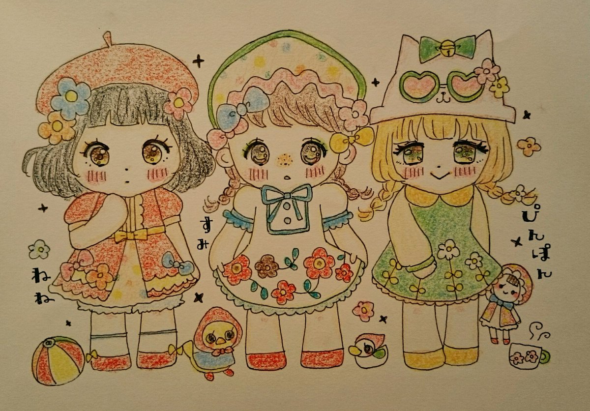 nenekotto's tweet photo. レトロお人形さんず
#ポケコロ https://t.co/MKRYh9Ykm1