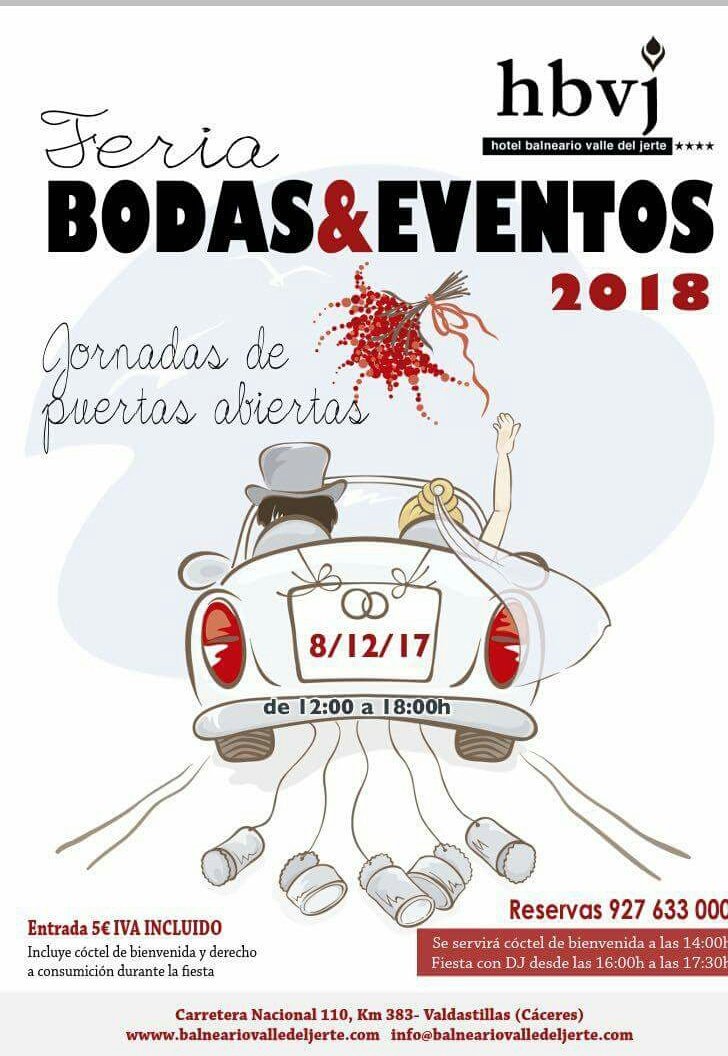 Vivan l@s novi@s 👫👬👭
Feria de bodas y eventos en HBVJ .#Allinosvemos