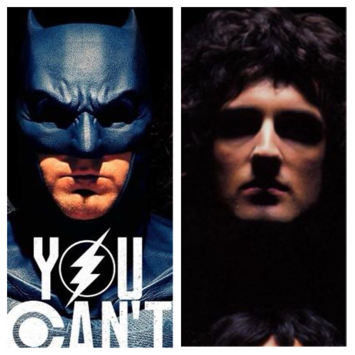 LSCCandBeyond's tweet photo. The movie poster looks like the Justice League are about to sing Bohemian Rhapsody #JusticeLeague #Queen #DC #Batman #Flash #Cyborg #Aquaman https://t.co/zGtt1XjfzX