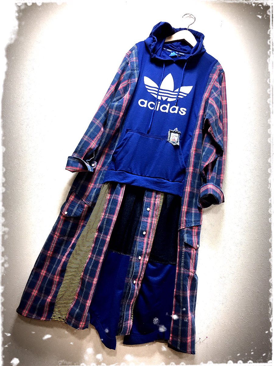 kaya1209's tweet photo. 旅立ちました😊💕
いつもありがとうございます💞
またお待ちしております〜✨✨
人気のadidas remake 可愛色々カラーミックス😊
#中野kaya #modellyremake #adidasremake #denimpatchwork #マキシワンピ #ロングワンピ https://t.co/rQtCZ5uruu