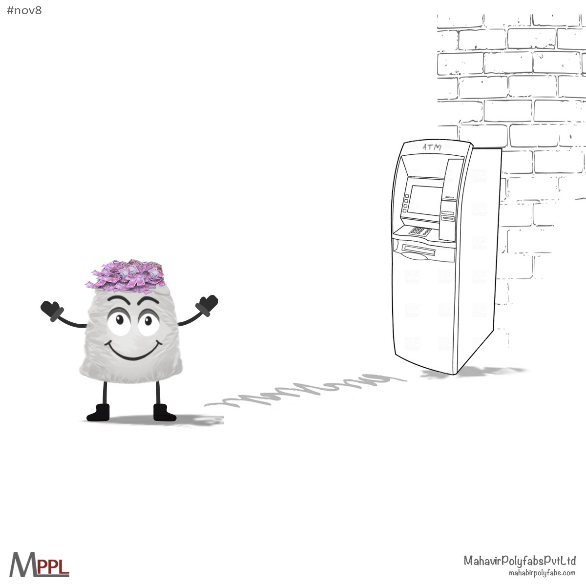 mahabirpolyfabs's tweet photo. #DemonetisationAnniversary
#NOV8 https://t.co/yKfaEGsIYZ