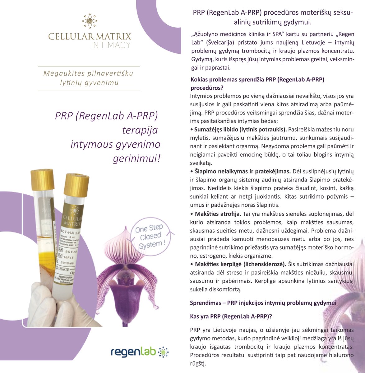 MesoDerma2017's tweet image. @RegenLab #cellularmatrix #mesoderma Vienas geriausių kompanijos Regenlab atradimų REGEN CELLULAR  MATRIX® #plasma #azuolynospa #Lithuania