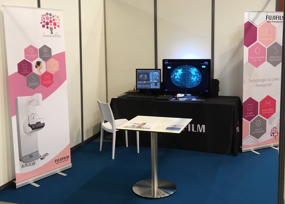 jv_anger's tweet photo. Nous vous accueillons sur le stand #Fujifilm #Lille grand palais pour les 39èmes journées de la #SFSPM  #tomosynthèse 
#mammographie https://t.co/yRswdsv9LO