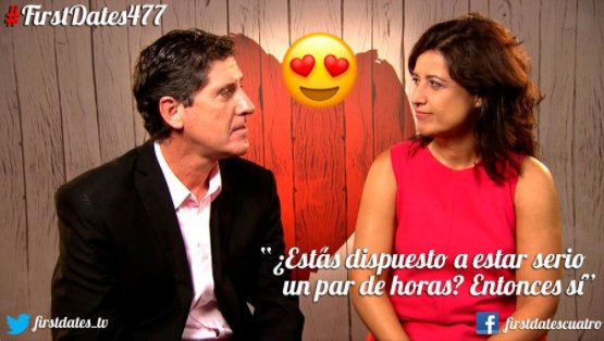 Dos30TV's tweet photo. #FirstDates477 también sobresale en @cuatro con un 8.6% de cuota, 1.581.000 espectadores y 30.4% de Fidm. Su media de edad 47 AÑOS! https://t.co/RDJRkIRKFY