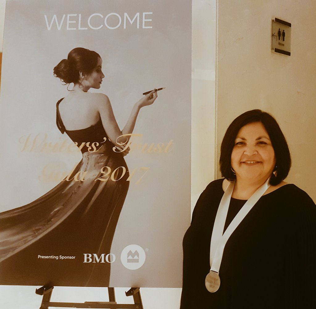 writerstrust's tweet photo. And the $50,000 #WTfellow is #EdenRobinson! #canlit #WTGala #FNMI https://t.co/TN8vuwYpqk