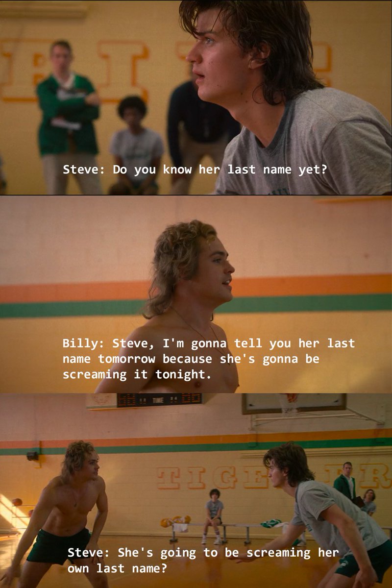 memes_stranger's tweet photo. #StrangerOffice #StrangerThings Wait... what? @dacremontgomery @joe_keery https://t.co/cYRZNl1XXi