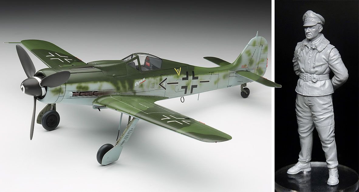 hasegawa_model's tweet photo. 【近日発売】
ドイツ空軍のエース機をフィギュア付きで再現！
1:32「フォッケウルフ Fw190D-9 “バルクホルン” w/フィギュア」
12/10ごろ発売
https://t.co/38PsWAwPv0

＃ハセガワ
#プラモデル https://t.co/zPLR3bvSpe