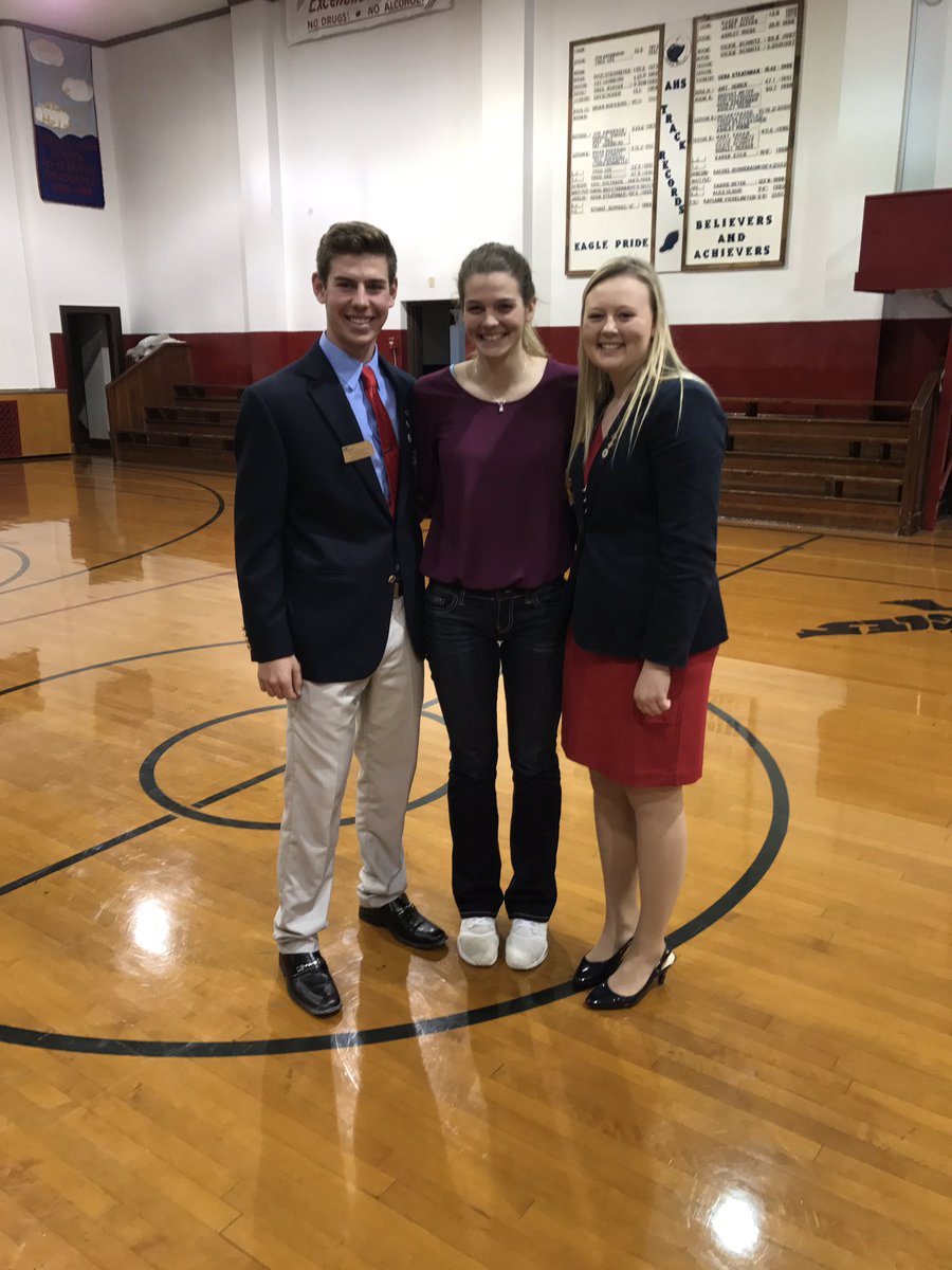 Scuyler Zenger and I spoke and presented at Axtell's Career Day today and had a wonderful time! Thanks for inviting us! #chaptervisit