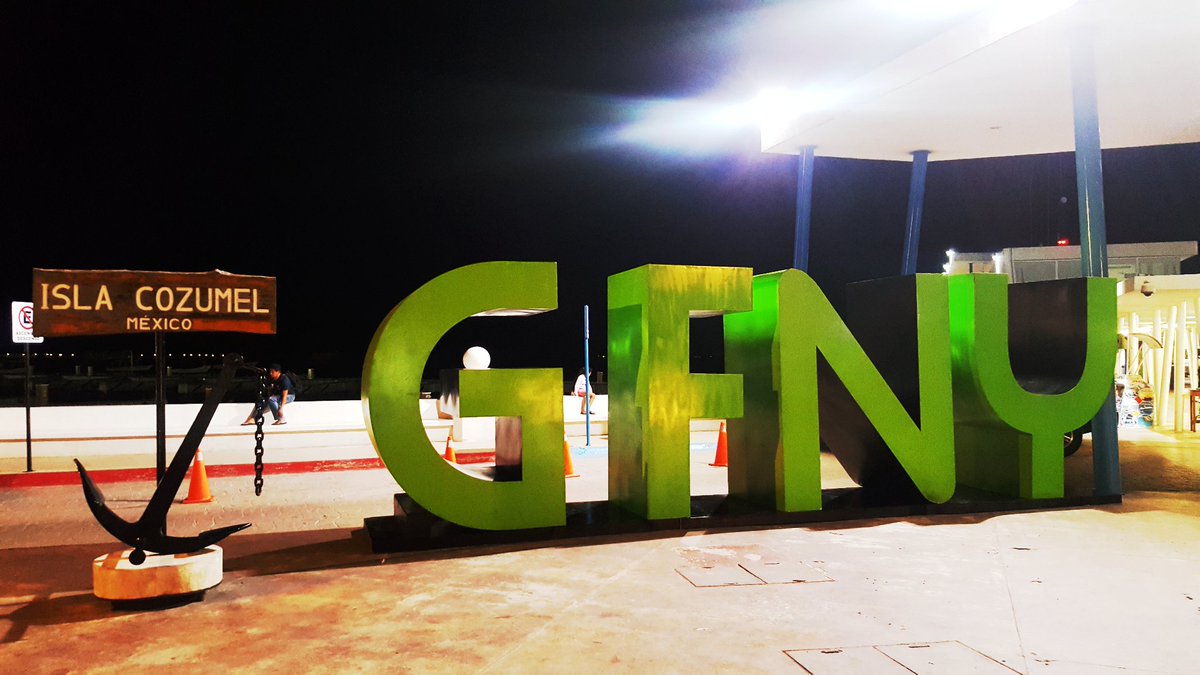 #Cozumel listo para recibir a sus deportistas! #GFNY