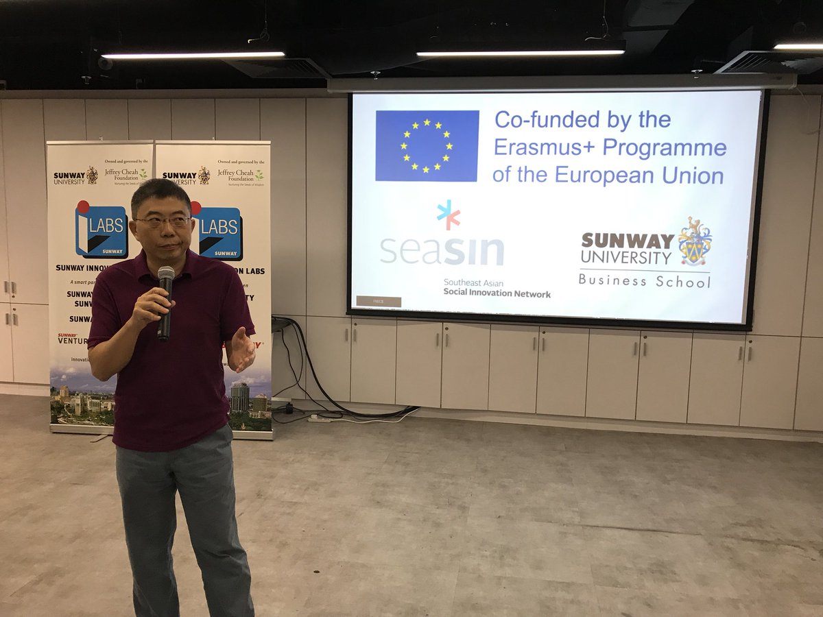 Launch of the 2nd Social Innovation Support Unit at <a href="/SunwayU/">Sunway University</a> - a collaboration between corporate #innovation #SunwayiLabs &amp; #socinn <a href="/ImpactHubKL/">Impact Hub Kuala Lumpur</a>