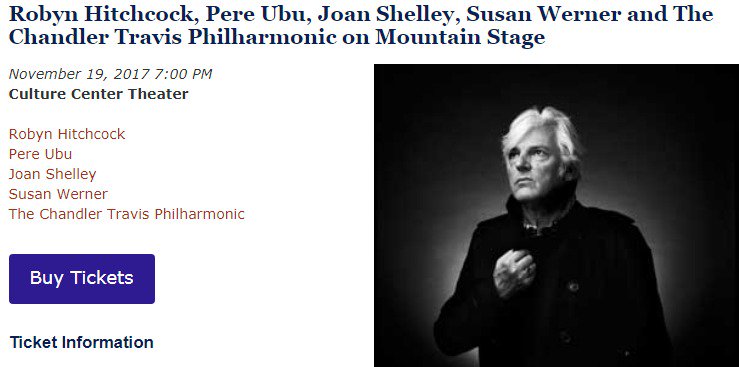 How's this for a night of live music in #AlmostHeaven, WV? 
Be a part of the live Mountain Stage audience. bit.ly/2hQloHT