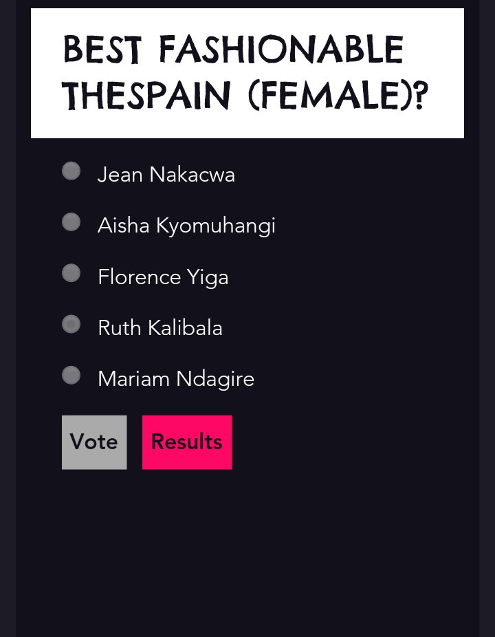 FriendsOfRK017's tweet photo. Pearl Of Africa Awards nominating Ruth Kalibbala for Best Fashionable to #VOTE click 
https://t.co/1Bp3Pqlyhr https://t.co/mEXIR5YEPA