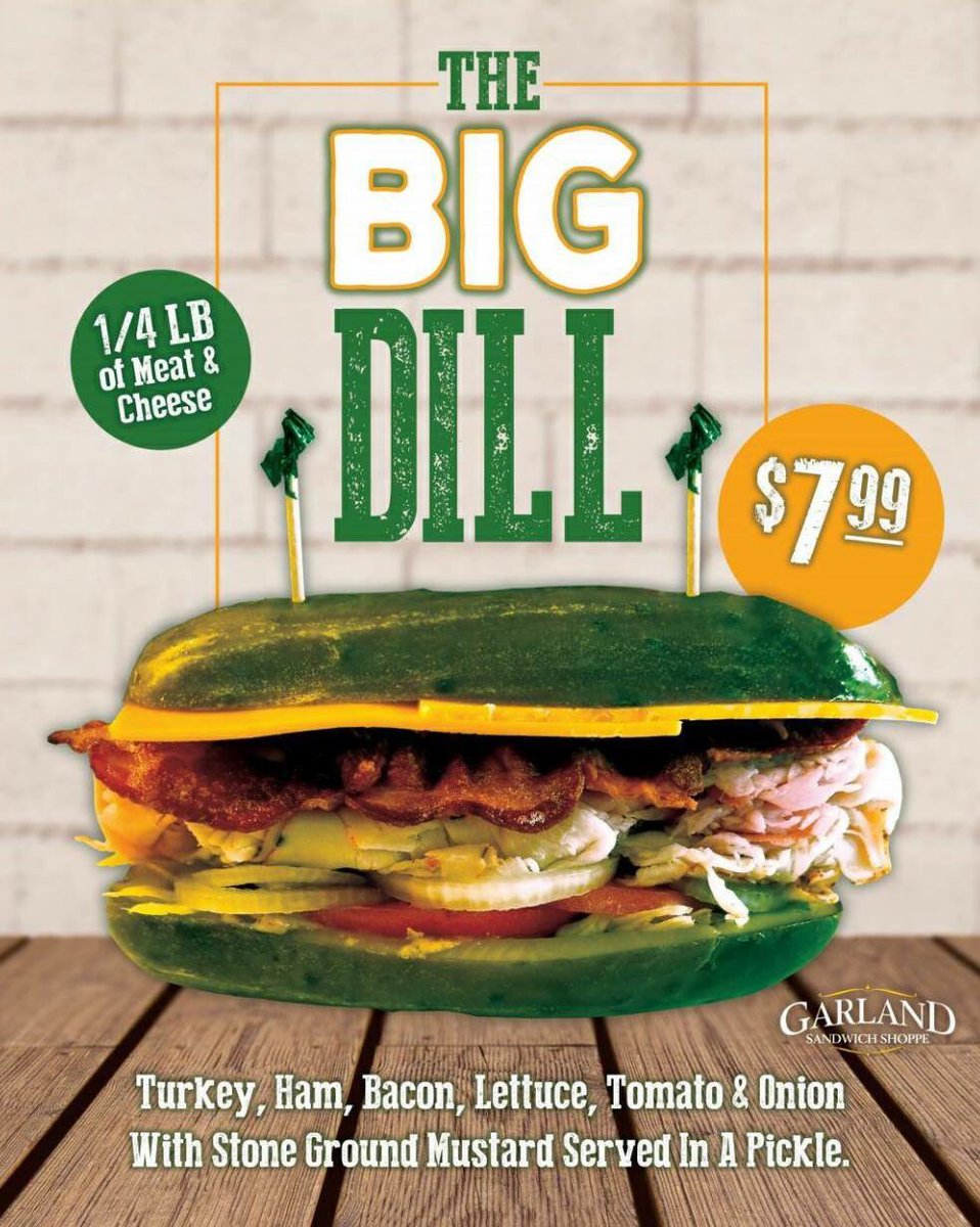 ChrissyLea19's tweet photo. @garthbrooks while in #Spokane, I recommend trying The Big Dill! It’s from a local shoppe @GarlandSandwich and it’s AMAZING!!! https://t.co/U5vXZNoRdE