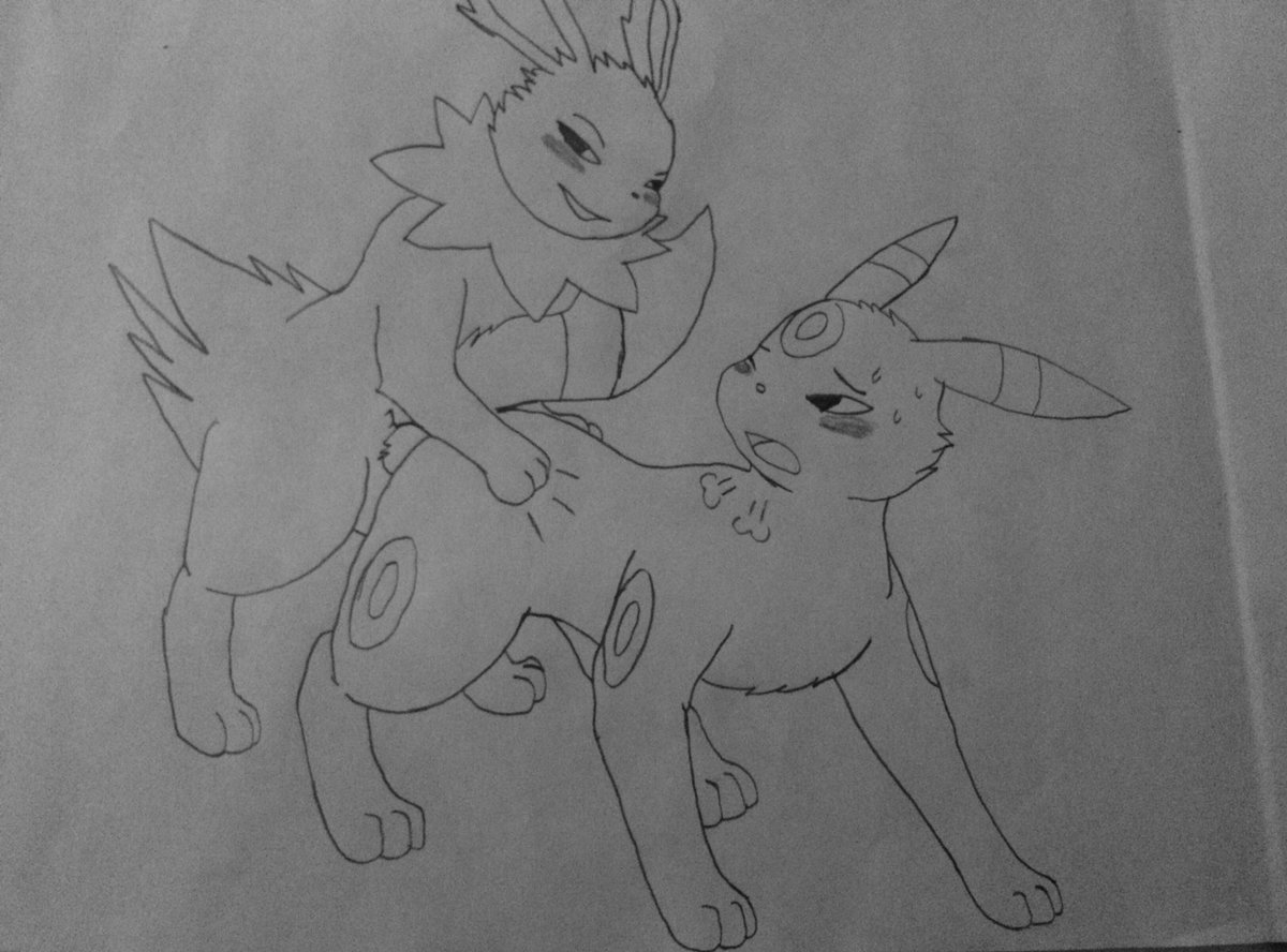 LenaTheZoroark's tweet photo. Aaaaa ... I think I'll come back later. 
This picture is for you. Why? Because I want it that way. 

@PrincessTwilah
@shockwave8297 https://t.co/uX0nNsd88j