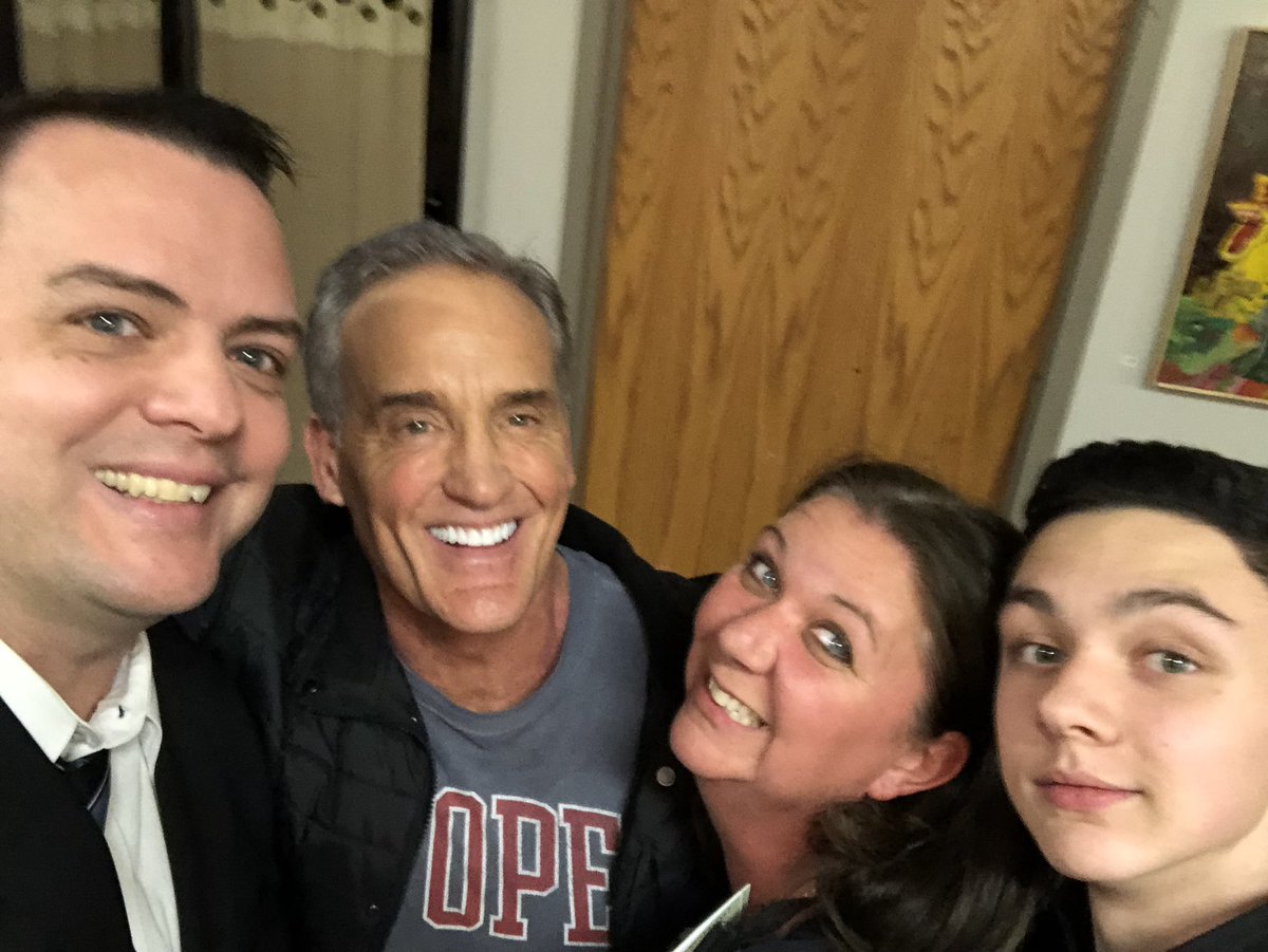 robbyk1005's tweet photo. Thanks @JohnWesleyShipp  for a fun few nights in the theater.  Until next time ! https://t.co/HZEE6w3Fzw