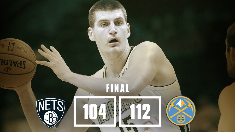 nuggets's tweet photo. Quick roundup of tonight:

1. Nikola Jokić is a national treasure (of all countries)
2. He finished with 41 points
3. That's a career high
4. And 12 rebounds and 5 assists
5. Paul quietly went 7-for-11 for 17 points
6. Someone made a mistake giving us 280 characters 😉 https://t.co/1UDNuNEPv4