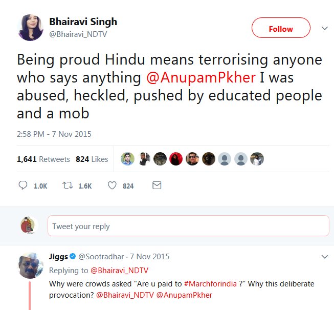 75Oh, the outrage!Especially since Heckling = Terrorizing!Oh, btw there are no terrorists in 'India Controlled' Kashmir (refer tweet No 14), merely 'Separatist Guerillas', allegedly!