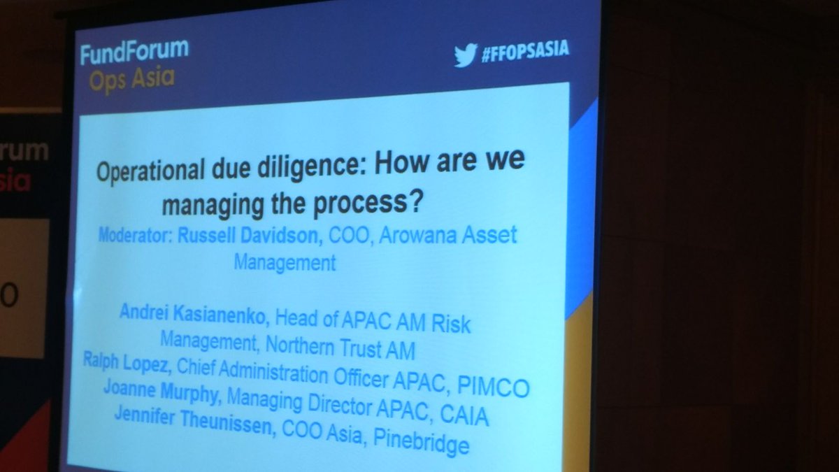 servicematrix's tweet photo. Fascinating discussions on Asia Pacific fund distribution and operations today at #FFOpsAsia @fundforum https://t.co/3YHwW1wJhx