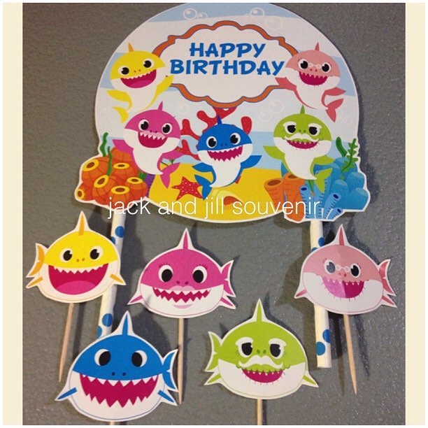 Jack Jill Souvenir on Twitter cake topper baby shark 