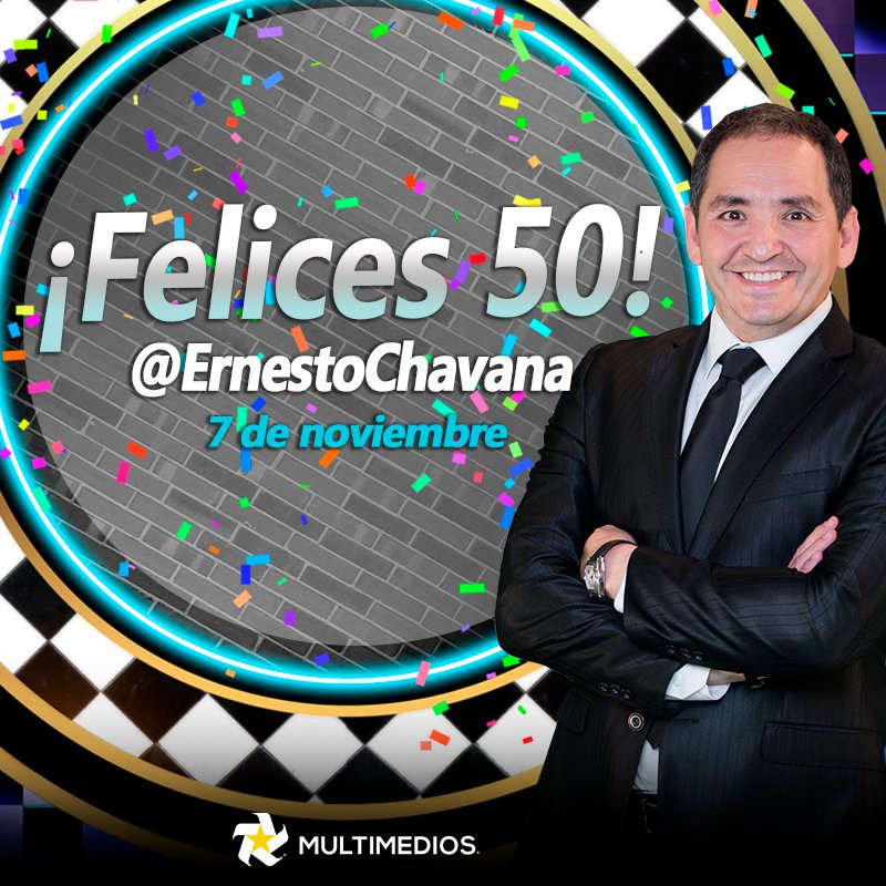 EsShowmTv's tweet photo. Hoy festejamos a @ErnestoChavana 
#felices50 
#Sabrosos50 
@multimediostv https://t.co/pDa4ap0bAp