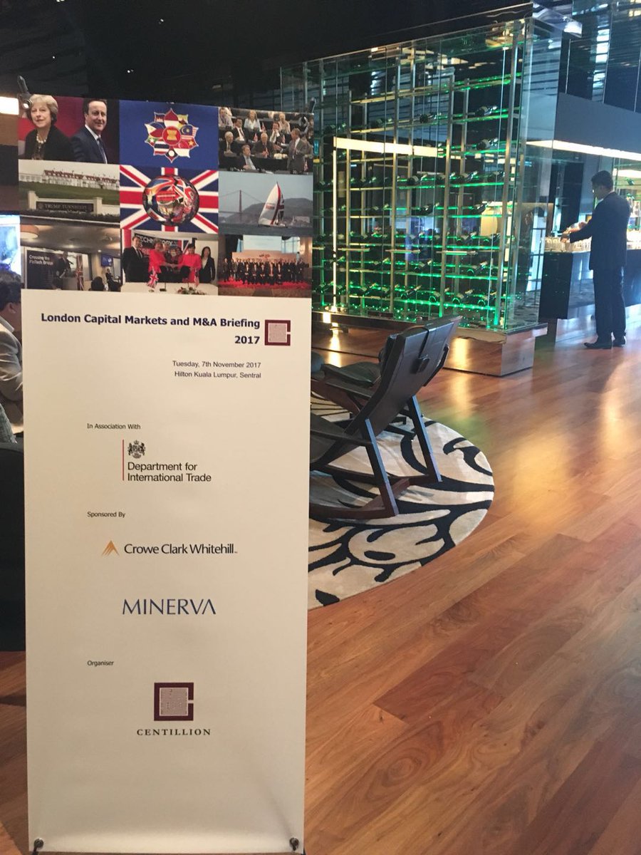 CentillionGroup's tweet photo. Many thanks for attending our London Capital Markets and M&amp;A Briefing at Hilton Kuala Lumpur, Malaysia - 7th November 2017!!! https://t.co/Q3lMBWqQxs
