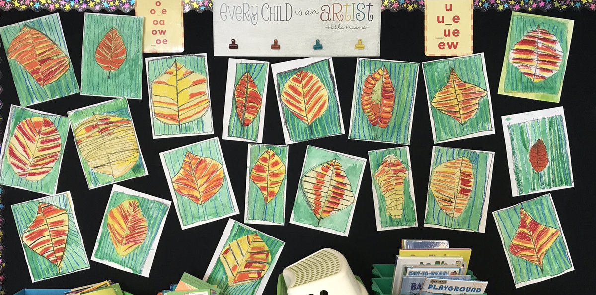 MGeair's tweet photo. Love how our #oilpastel art turned out today! #rdn9 #rioschools https://t.co/1yd6KgyMmN
