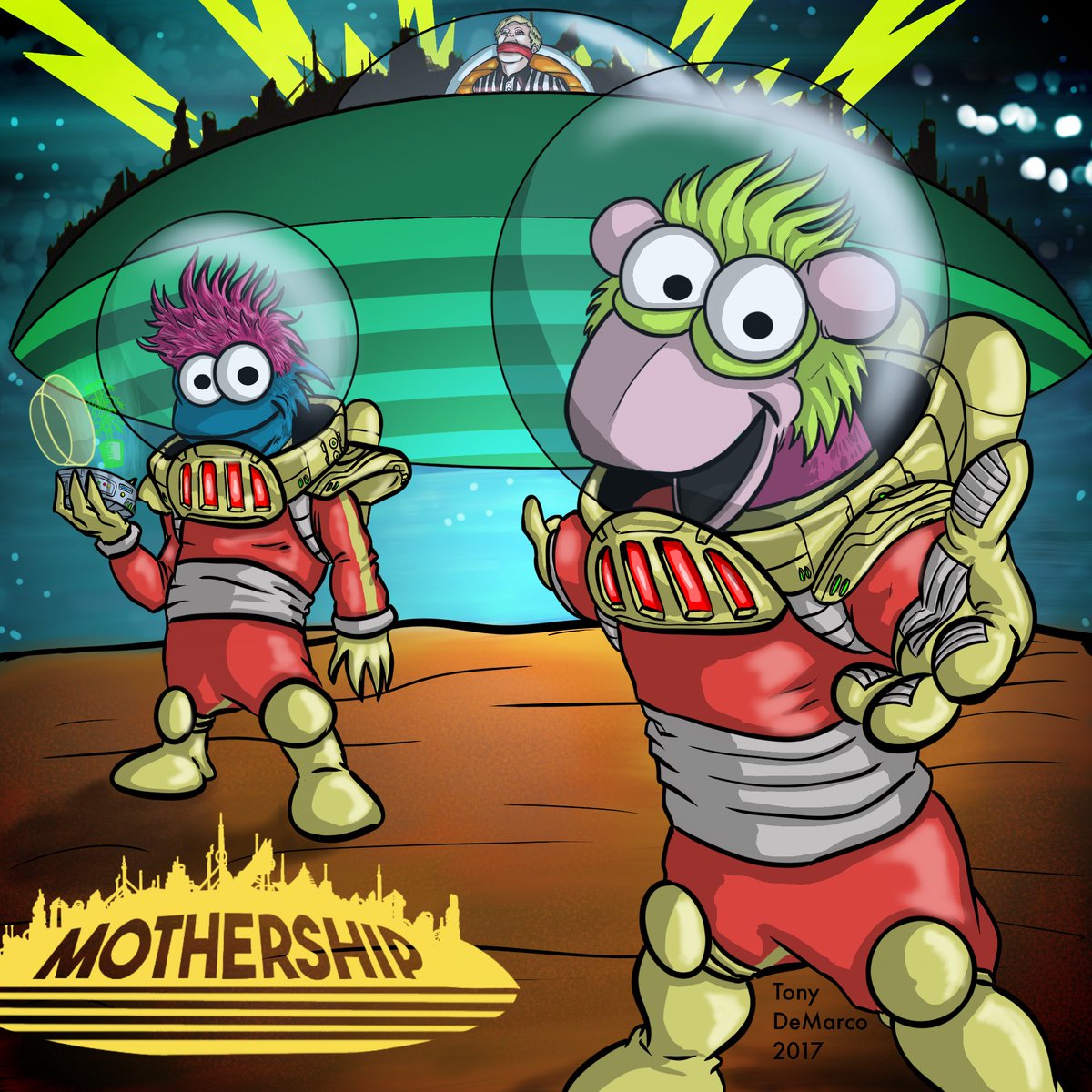 DeMarcoDraws's tweet photo. Jump aboard the #Mothership which seems to have been taken over this week, listen anything can happen on this show! The only sure thing is you will have a good time watching, catch it on @JoinTeamAlpha https://t.co/iVzJ4hEJM2 8:30PM EST on Thursdays. #Thanksgeeking #kevindidit https://t.co/LmB3quSshU
