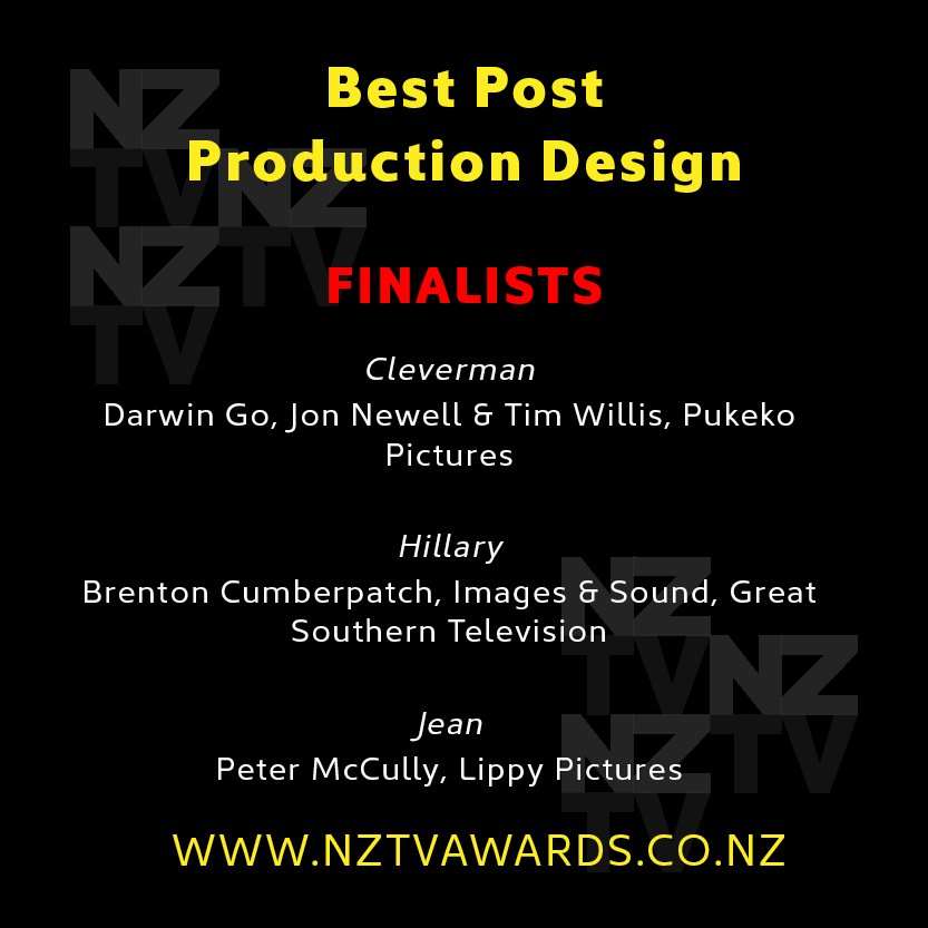Good luck to the NZ #Cleverman team who are up for two awards at the NZTV Awards tonight, Best Post Production Design and Best Makeup Design!
