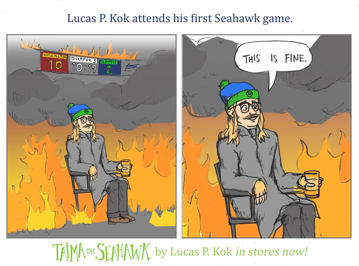 lucaspkok's tweet photo. IT'S FINE YOU GUYS, I ONLY WAITED MY WHOLE LIFE FOR THIS
#WASvsSEA #GoHawks #Seattle #Seahawks #TaimaTheSeahawk #atleastourmascotisntracist https://t.co/zFyBiF7FBO