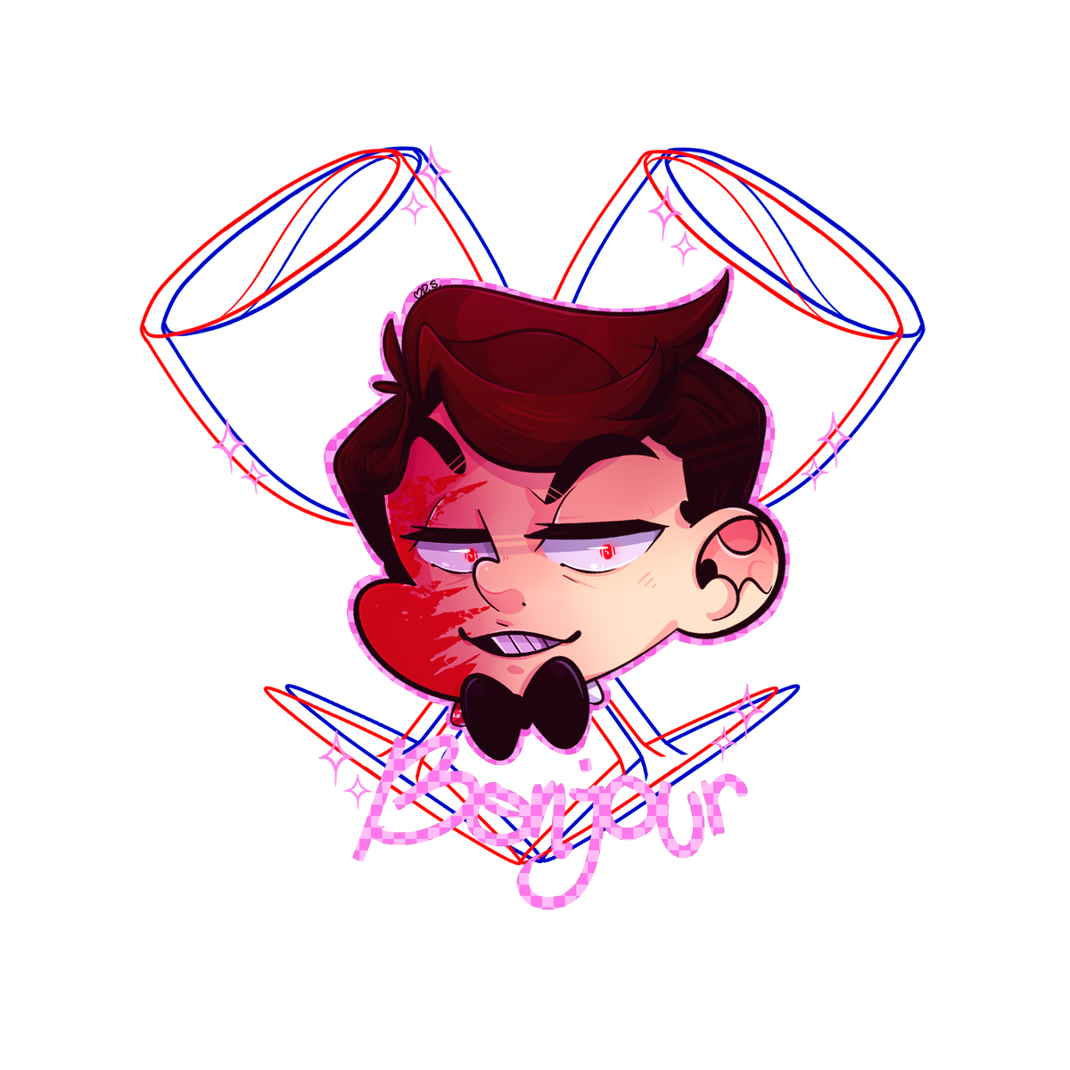 darkmagic_swh's tweet photo. Butler Tyler is completed! Kind of a casino thing going on with this one! ;3 Spoopy season is over, but who doesn't suspect the Butler at all times? @Apocalypto_12 #wkm #WHOKILLEDMARKIPLIER #butlertyler https://t.co/G1eXf31iuF