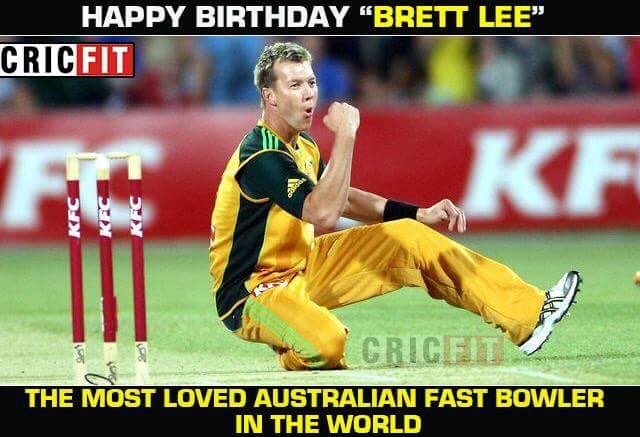 Happy Birthday Brett Lee! 