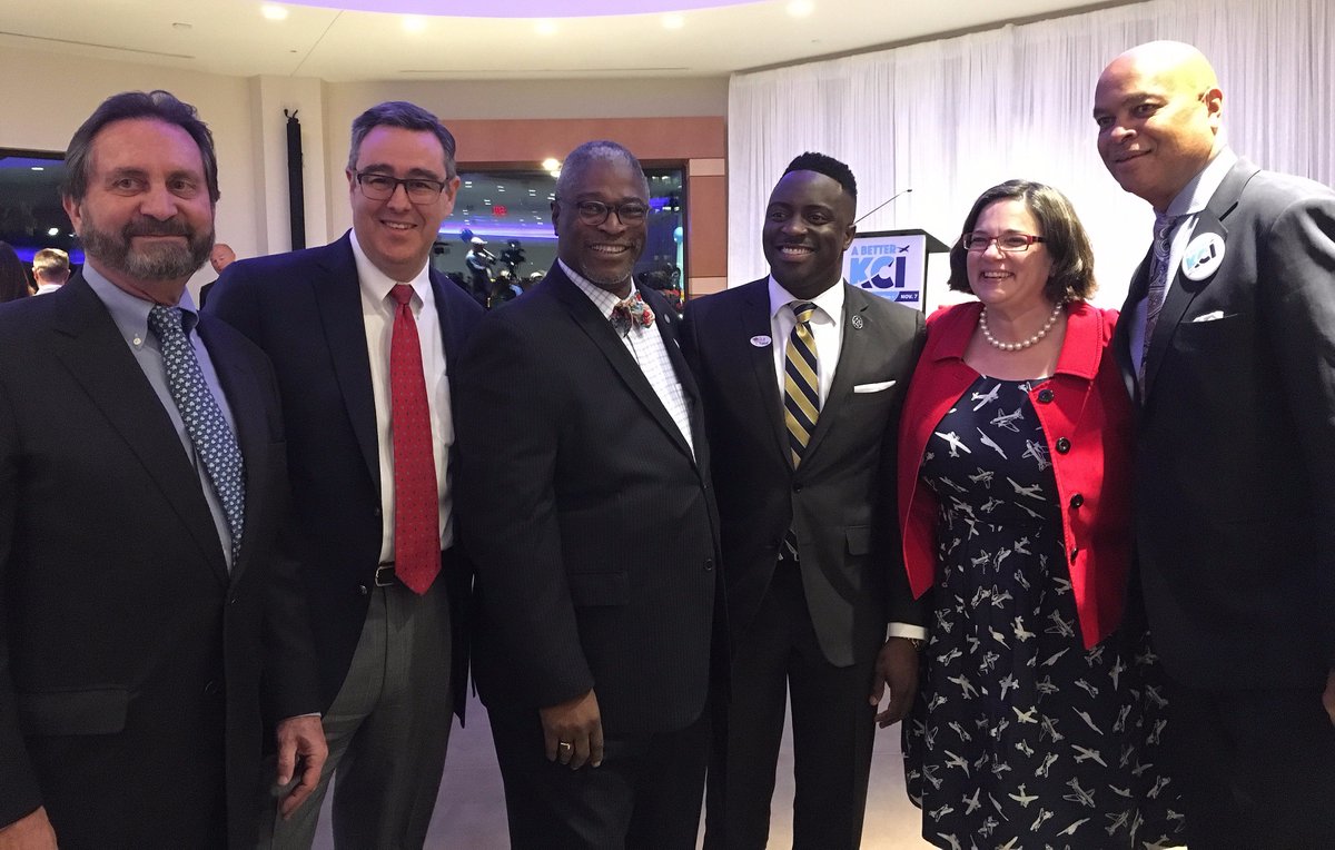 KCIEdgemoor's tweet photo. What a night! It's official, a #BetterKCI is on the horizon and we couldn't be more thrilled.  Buckle up, KC, we are ready to take flight! https://t.co/9dqaYElrZj