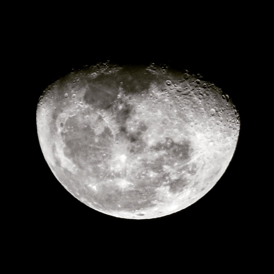 Avances  de la Luna desde que hizo llena al momento hoy 7 de Noviembre 2017.
Tuxtla Gutiérrez.