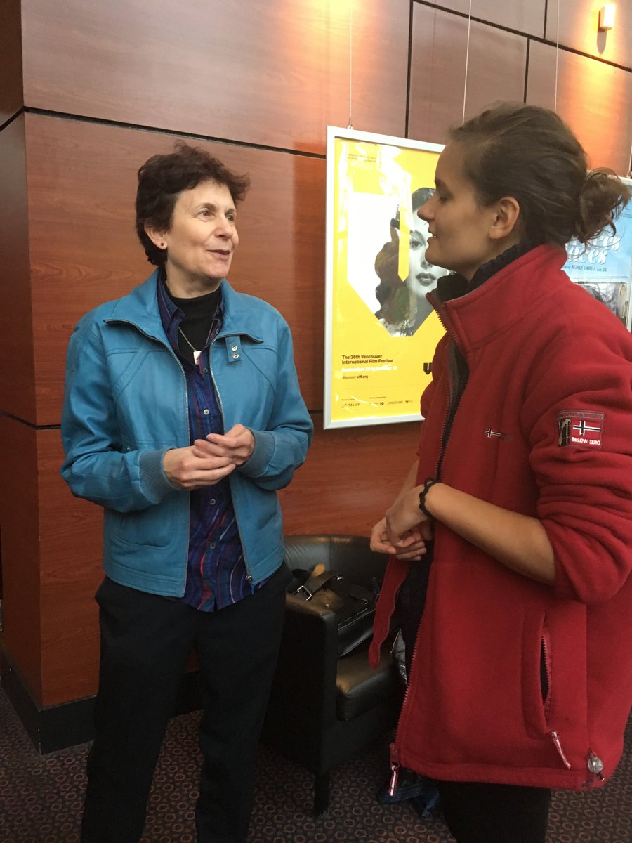 Meeting Rachel Talalay and pretending I'm absolutely not about to go crazy. Very cool director and human being! #FemaleDirectorsRock