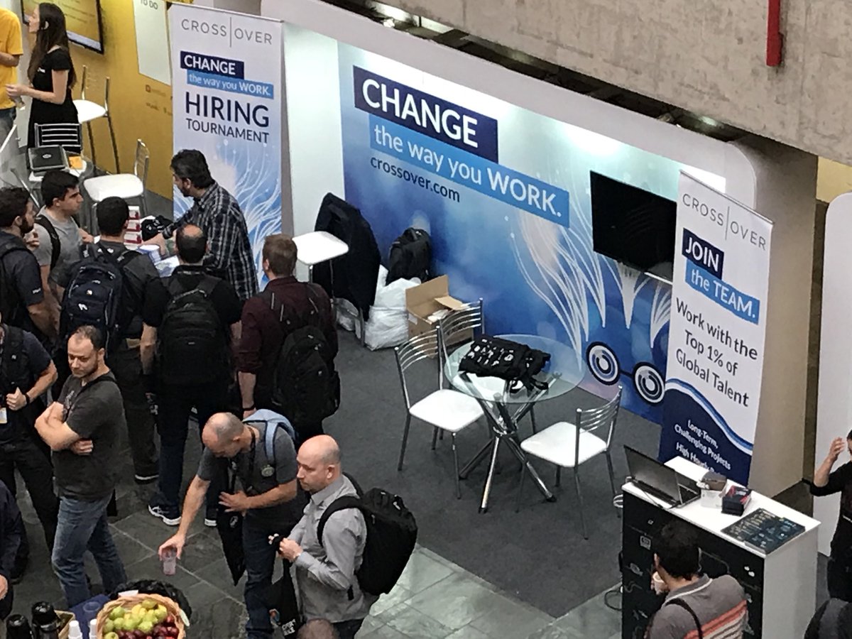 Crossover4Work's tweet image. Connecting with #Brazil’s top talent at #theDevConference! #cloudwage #remotework #crossover #crossover4work